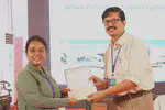 Shrestha Dutta own the best poster prize at ICAMS-2023